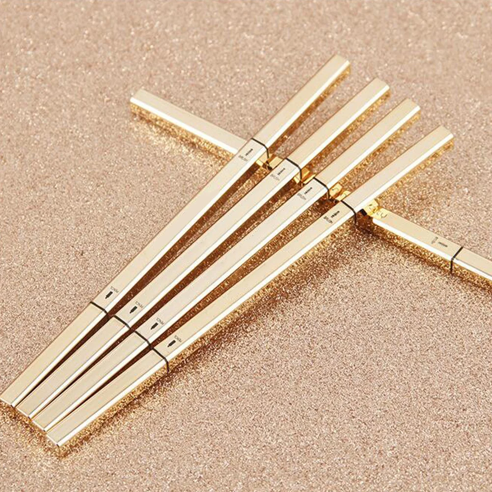 

5pcs Double-Head Pencils Small Pencil Waterproof Long-Lasting Natural Makeup Lightweight Travel Size With Brush