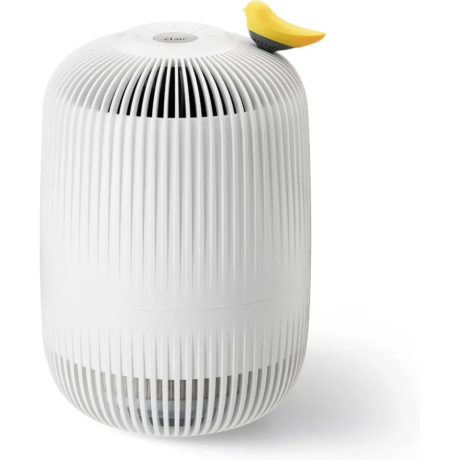 

Clair K2 White Air Purifier for Home Bedroom Covers up to 1071ft² H13 TRUE HEPA Removes 99.97% Allergens Dust Smoke Odor with A