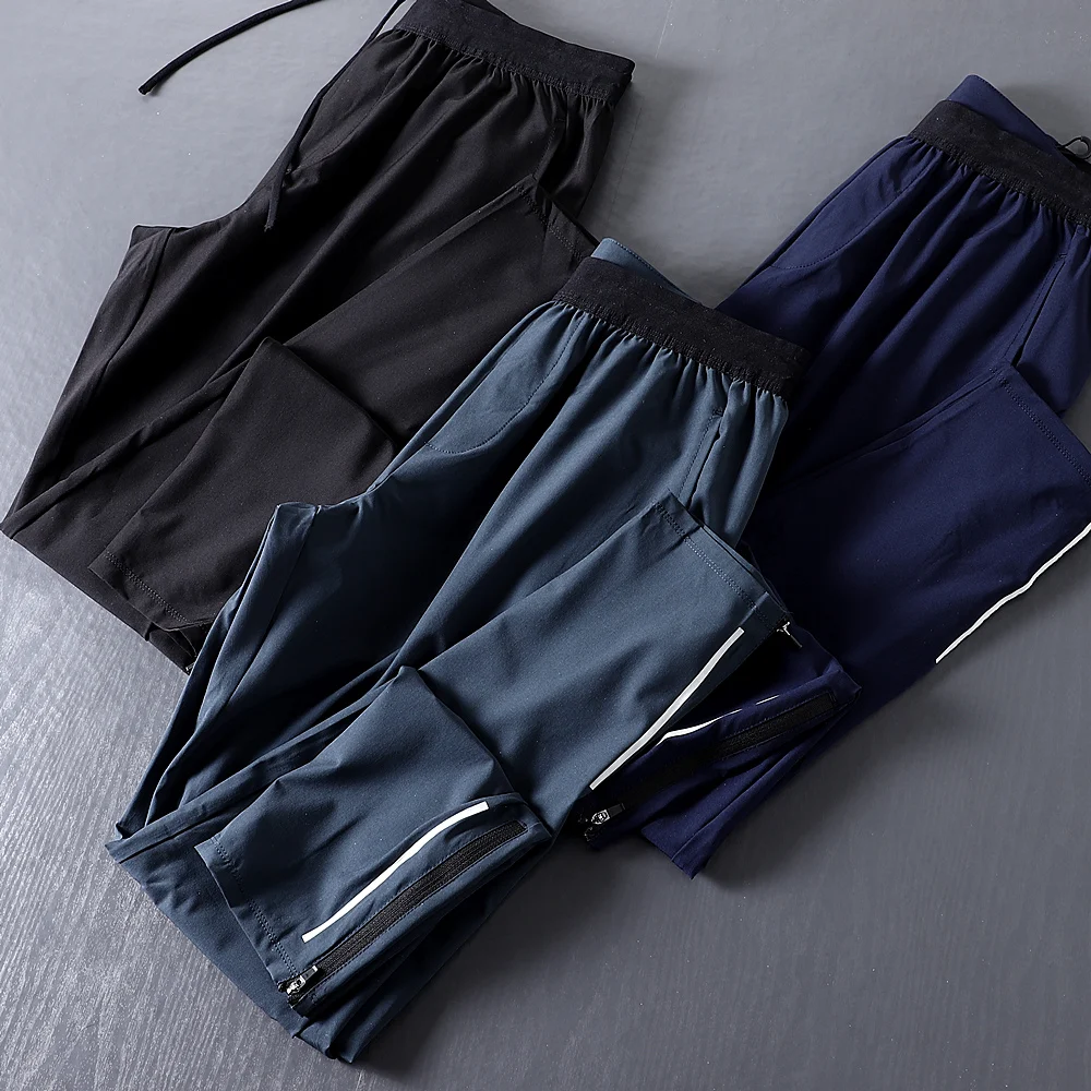 

Men's Running Sports Long Pants Elastic Waist Casual Summer orts Breathable Qui Dry Outdoor Crehensive Training Trousers