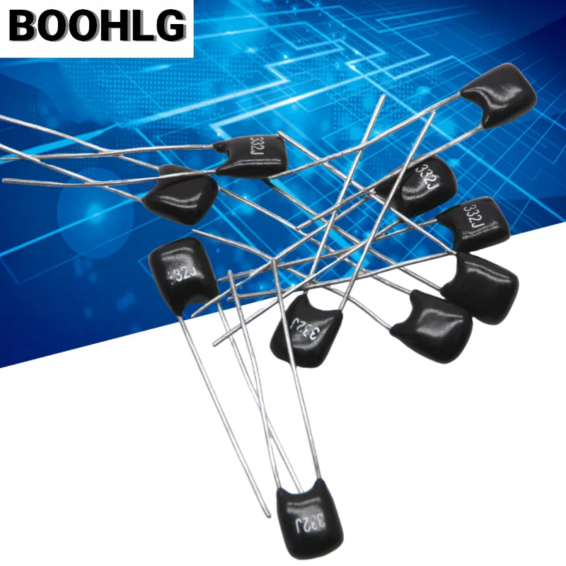 

10PCS AHSV 100V 332 3300PF 3300P Black Lacquer Audio Film Capacitors