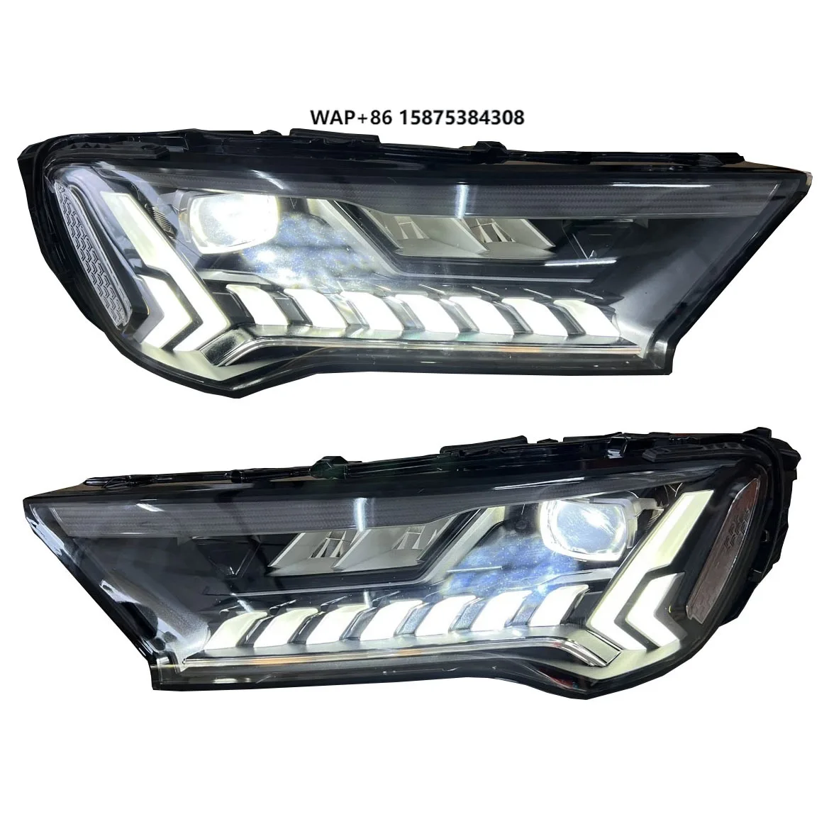 

Оригинальная светодиодная система освещения автомобиля Q7 для матричных фар Q7 2020-2023, поставщик, прямые продажи