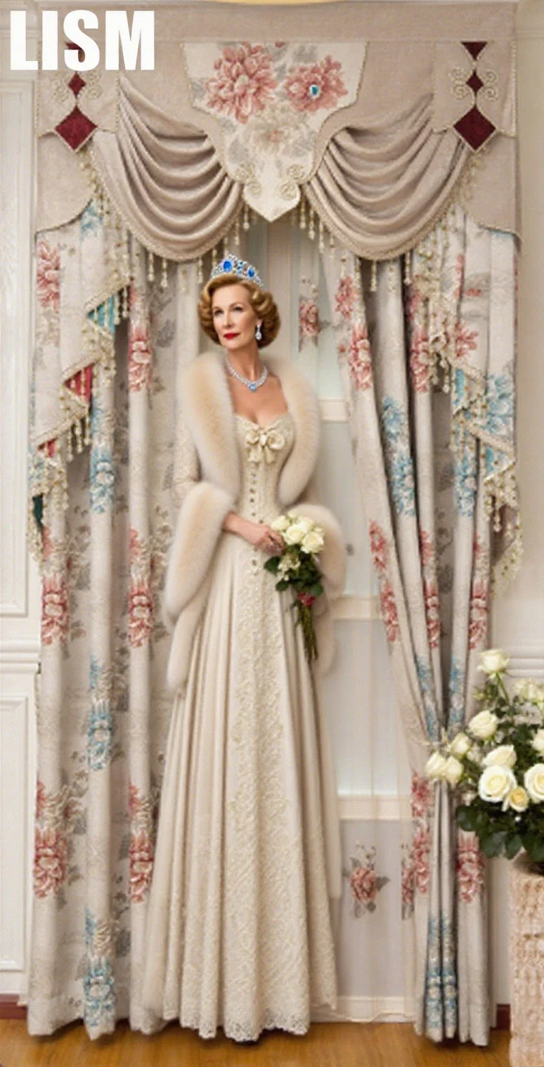 

European Luxury Embossed Curtains for Living Room Bedroom Blackout Thicken High Precision Decor Custom Jacquard Valance Tulle