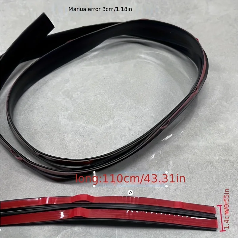 A roll of automotive rubber seal edge sealing strip, automotive roof windshield, rubber sealant protector