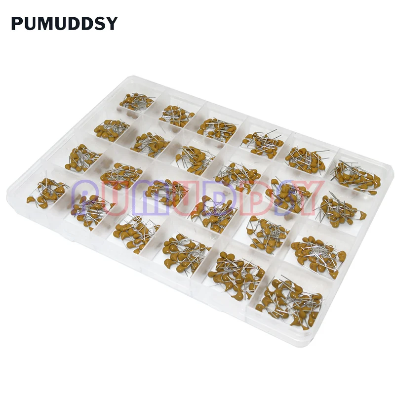 24 wartości * 20 sztuk = 480 sztuk monolityczny kondensator ceramiczny 10pF ~ 10uF, zestaw kondensatorów ceramicznych 1UF 100NF 330NF 0.1UF 102 104 105