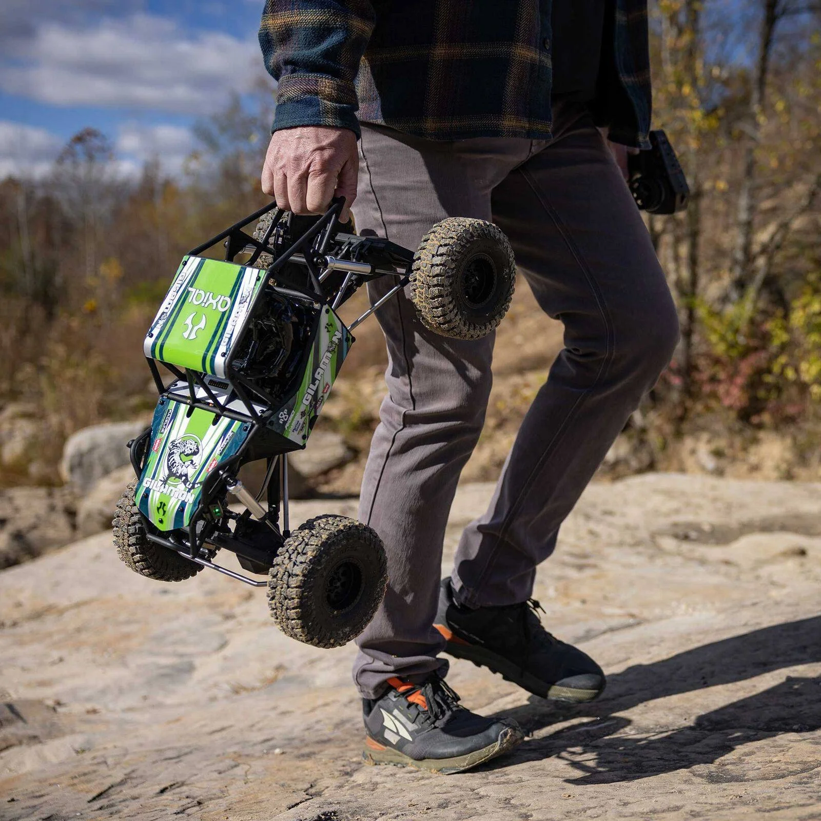 

AXIAL 1/8 AXP8 Gilamon 2.2 4WD Brushed 3S Электрический радиоуправляемый внедорожный краулер для взрослых, гоночный автомобиль для хобби