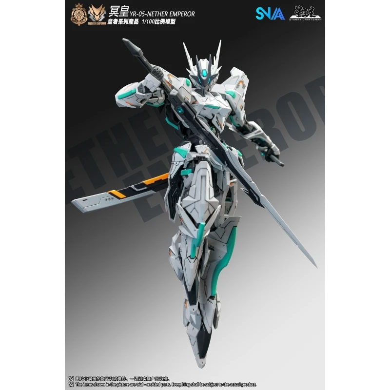 SNAA نموذج NETHER EMPEROR MG 1/100 YR-05 اللعب الجمعية أطقم منمذجة عمل أرقام البلاستيك روبوت هدية
