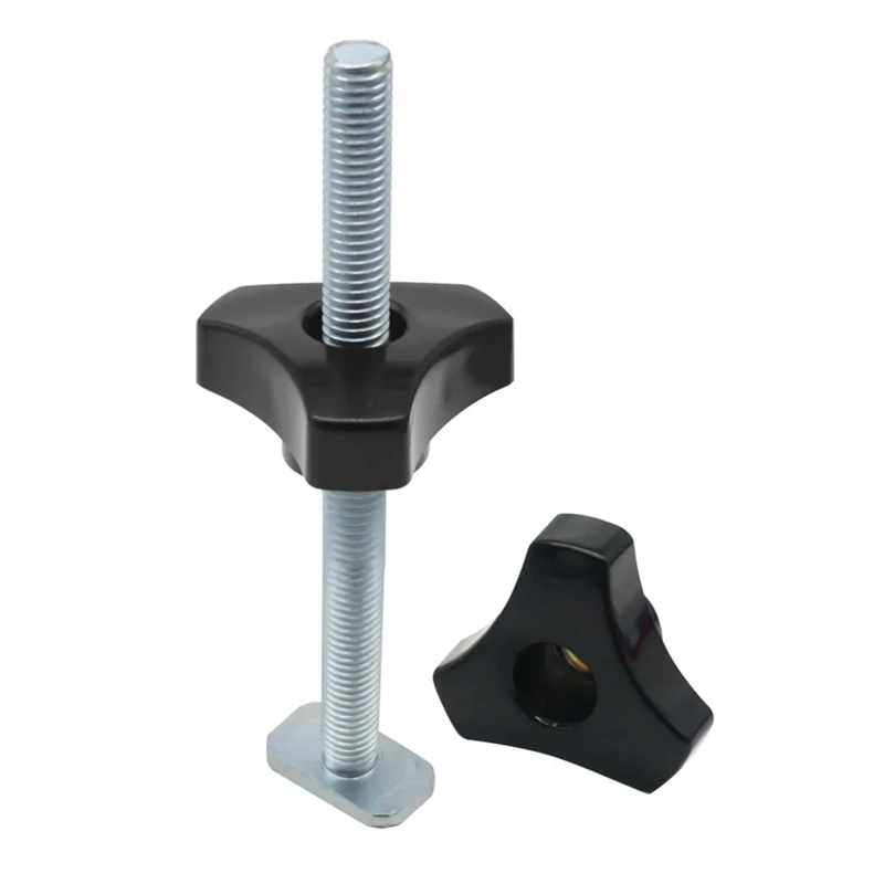 T Track Bolts Knob Kit Miter Track Sliding Nut T-Slider T Slot T Bolt For Woodworking Jigs Fixtures Tools Kit