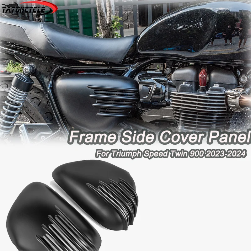 

Frame Side Cover Panel For Triumph Speed Twin 900 2023-2024 Motorcycle Retrofit Protection Accessories Chassis Decoration