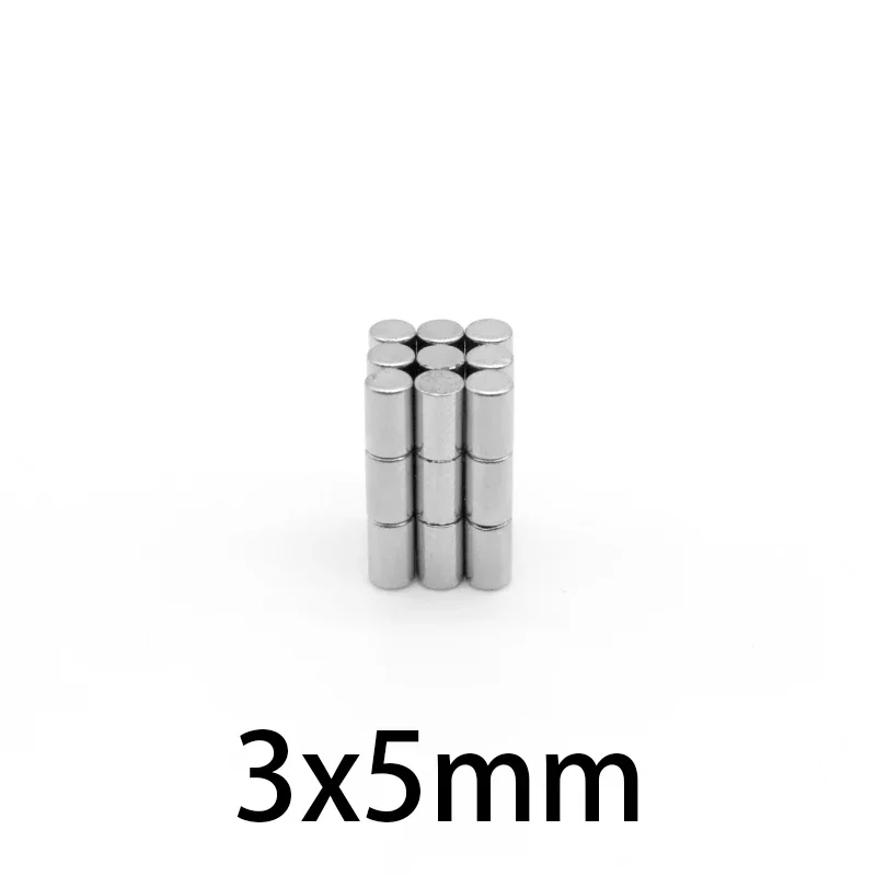 3x5mm Mini Small Round Powerful Magnetic Magnet 3*5 Strong Disc Magnets For Fridge DIY Building Scientific Craft Education 3x5