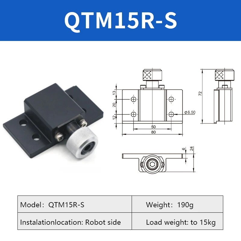 Roboter-Schnellwechsler, Roboter-EOAT-Arm, Endbefestigung, manuelles Schnellwechsel-Mechanismus-Modul QTM15R-S