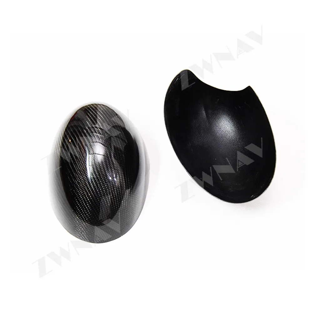 

Автомобильные аксессуары для BMW MINI R55/R56 2007-2013, наклеенный корпус зеркала заднего вида из настоящего углеродного волокна, детали для автомодификации