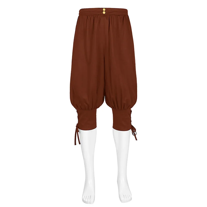 Victorian Renaissance Gothic Pirate Over-the-knee Shorts Trousers Lantern Pants Medieval Halloween Cosplay Costumes view 4