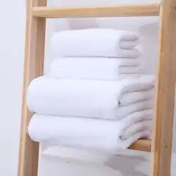 5-Star Hotel Cotton Bath Towel For Adults Thick Heavy White Travel Spa Sports Gym Terry Face Towels Hand Washcloth For Bathroom