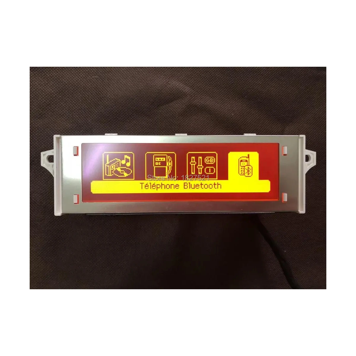 Original High Quality Support USB Bluetooth 4 Menu Display Screen Red Monitor 12 pin for Peugeot 307 407 408 3008 citroen C4 C5