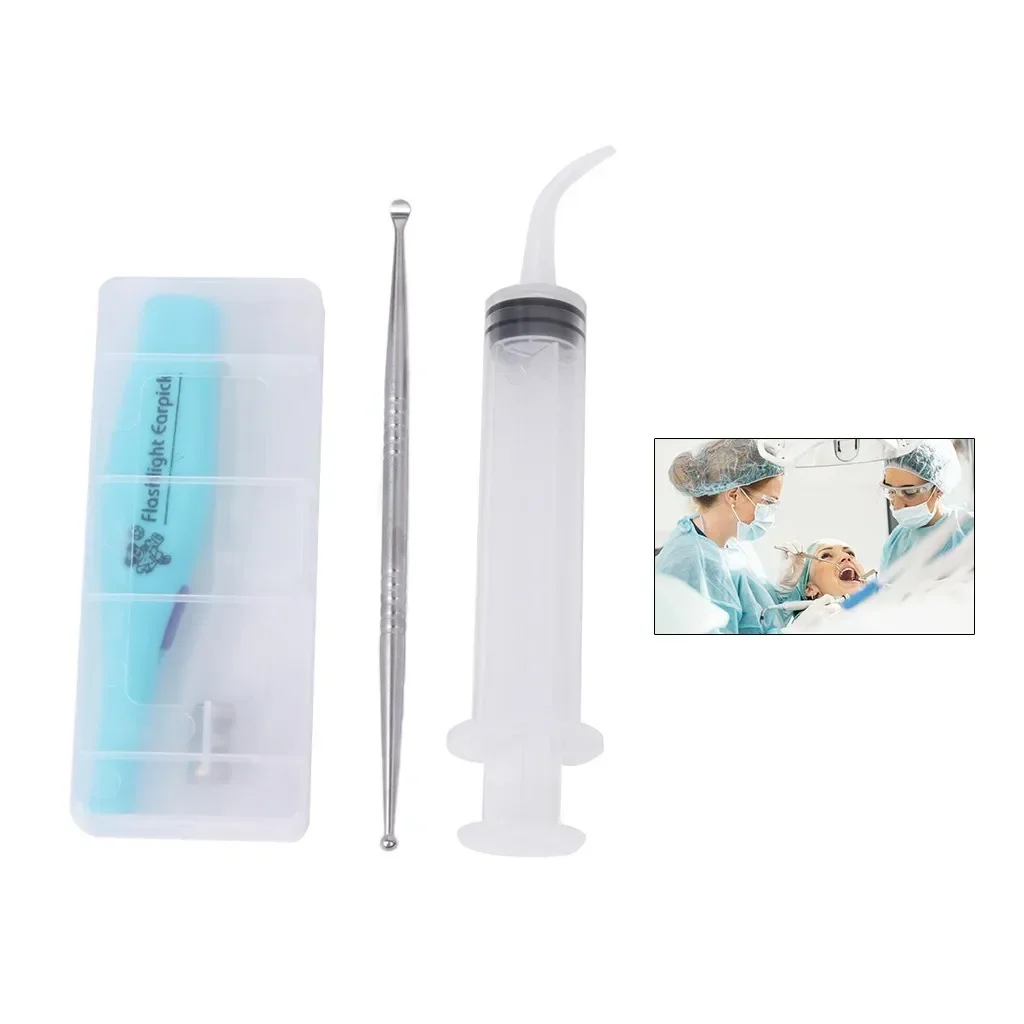 Tonsil Stone Remover Kit With LED Light Box + Irrigation Syringe + Premium Tool