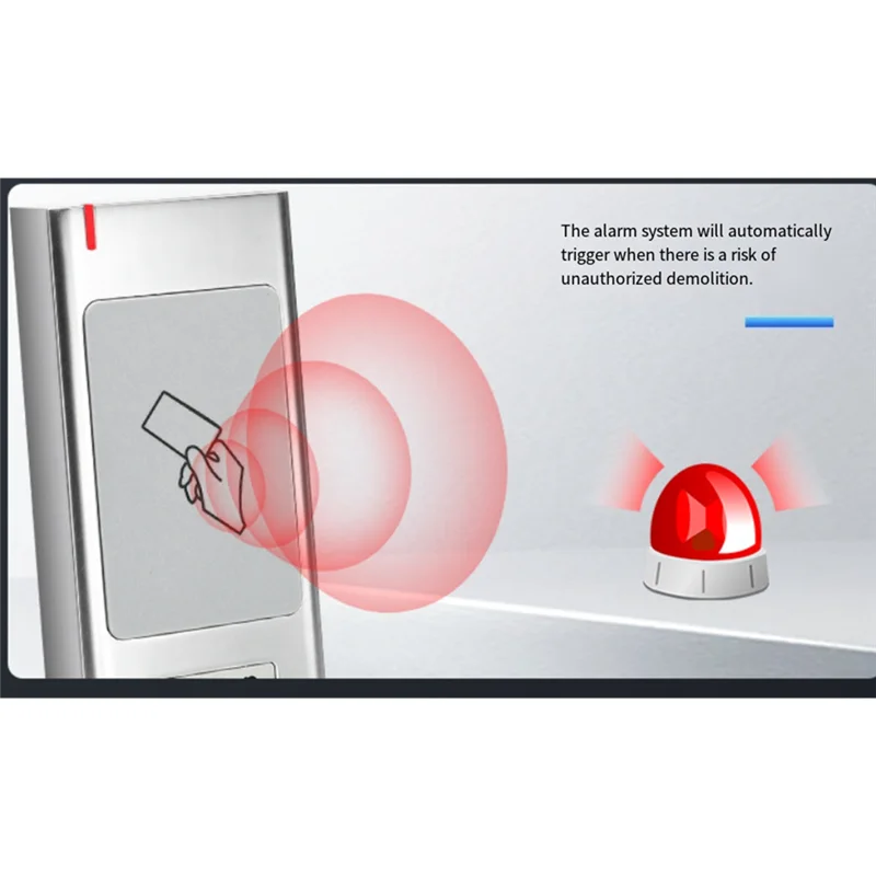 

ELECT-S6R IP66 Waterproof Metal Access Control LED Indicators Wiegand 26-34 Card Reader