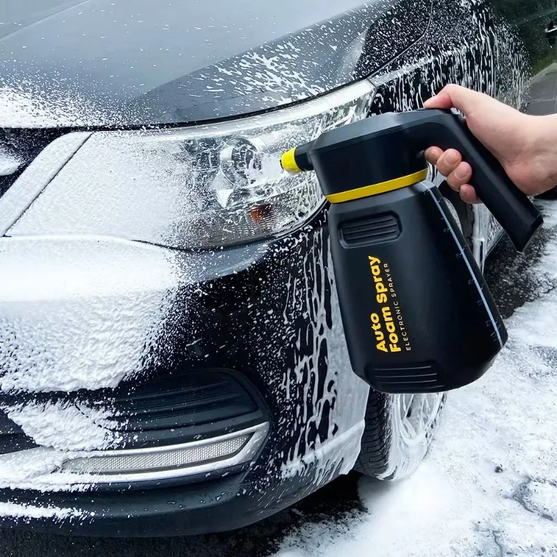 

Powerful Electric Sprayer,High-Pressure,Car Cleaning Tool,Durable Material,For Car and Motorcycle Detailing.