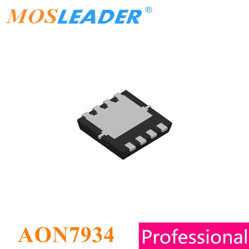 Mosleader AON7934 DFN3X3 100PCS 30V Dual Asymmetric N-Channel AlphaMOS High quality Mosfets Original