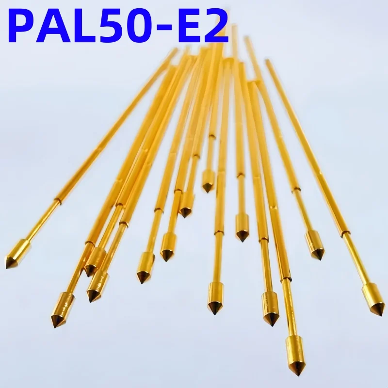 

20/100PCS PAL50-E2 Spring Test Probe PAL50-E Test Pin Test Tool 27.8mm 0.68mm Gold Needle Tip Dia 0.90mm Pogo Pin PL50-E PL50-E2