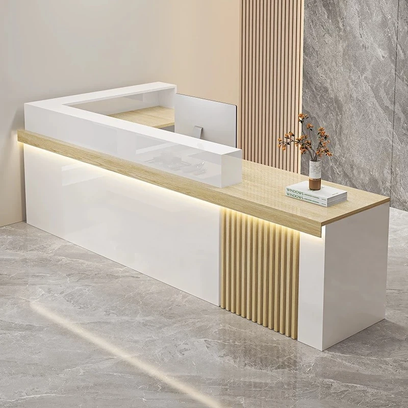 Checkout page Bar Company Front Desk Supermarket Clothing Store Counter Table Beauty Salon Hotel Reception Desk Simple