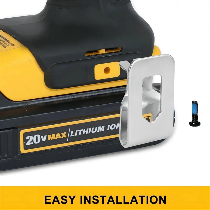 

AEE3-зажимы для ремня, 4 шт., зажимы для сверлильных инструментов, набор крючков с винтами для N 268241 Для электроинструментов 20 В DCD980 DCD985 DCD980L2 DCD985L2