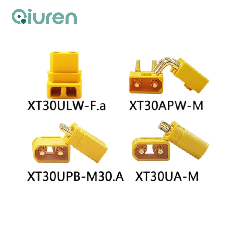 10PCS Amass XT30APW-M male horizontal connector high-current drone plug XT30UW-F