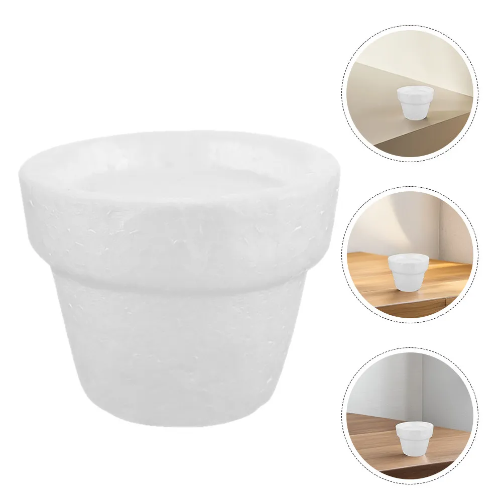 5Pcs Flowerpot Liner Solid White Foam Ball Insert for Floral Arrangement Crafts Flower Arranging Accessories DIY School Projects