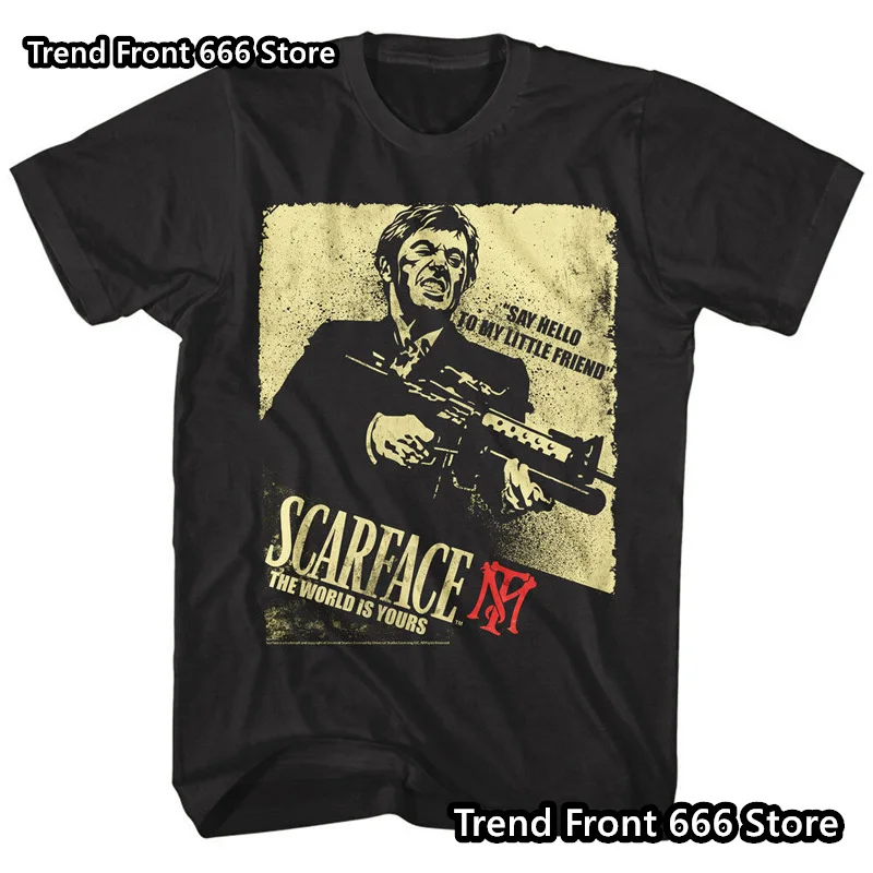 Scarface Al Pacino Movie joint Cotton T-shirt Men's And Children Size Short Sleeve Tshirts Summer Tees For Men And Kids