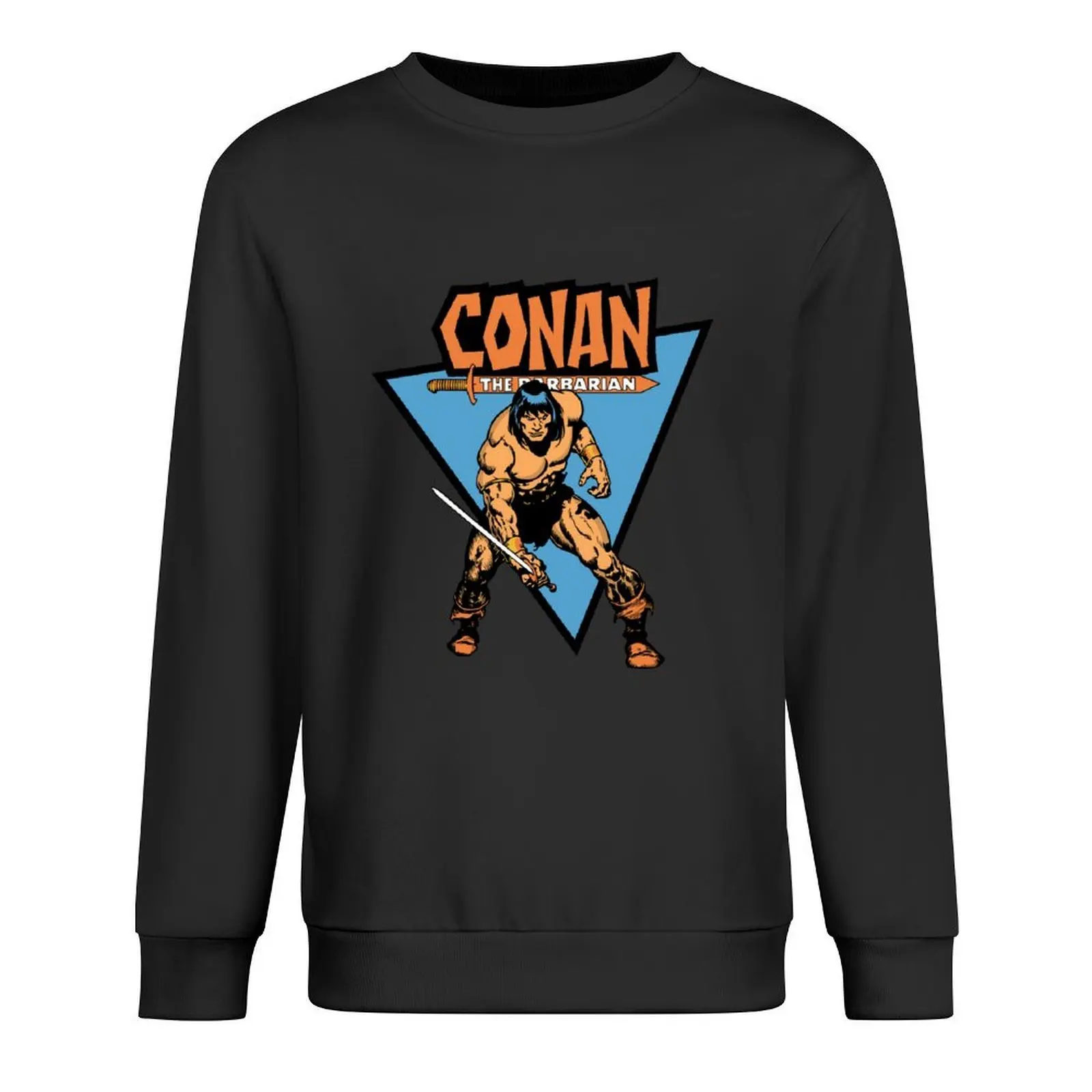 

Gift Idea Conan The Barbarian Green Vintage Retro Pullover tracksuits mens clothes korean clothes male clothes pullover