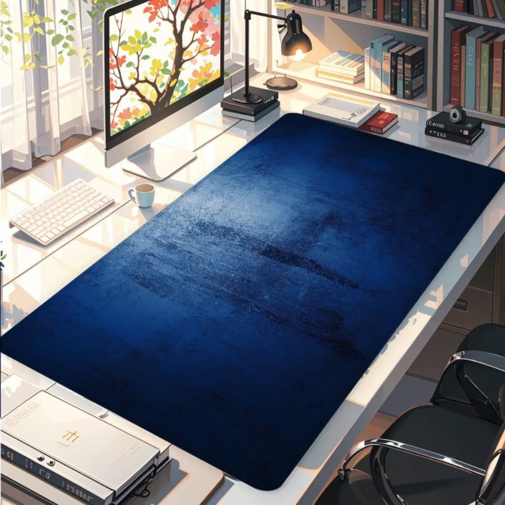 Tapis de clavier bleu, tapis de bureau, tapis de souris pour ordinateur, accessoires de bureau, alfombrillas para escritorio, tapis de souris