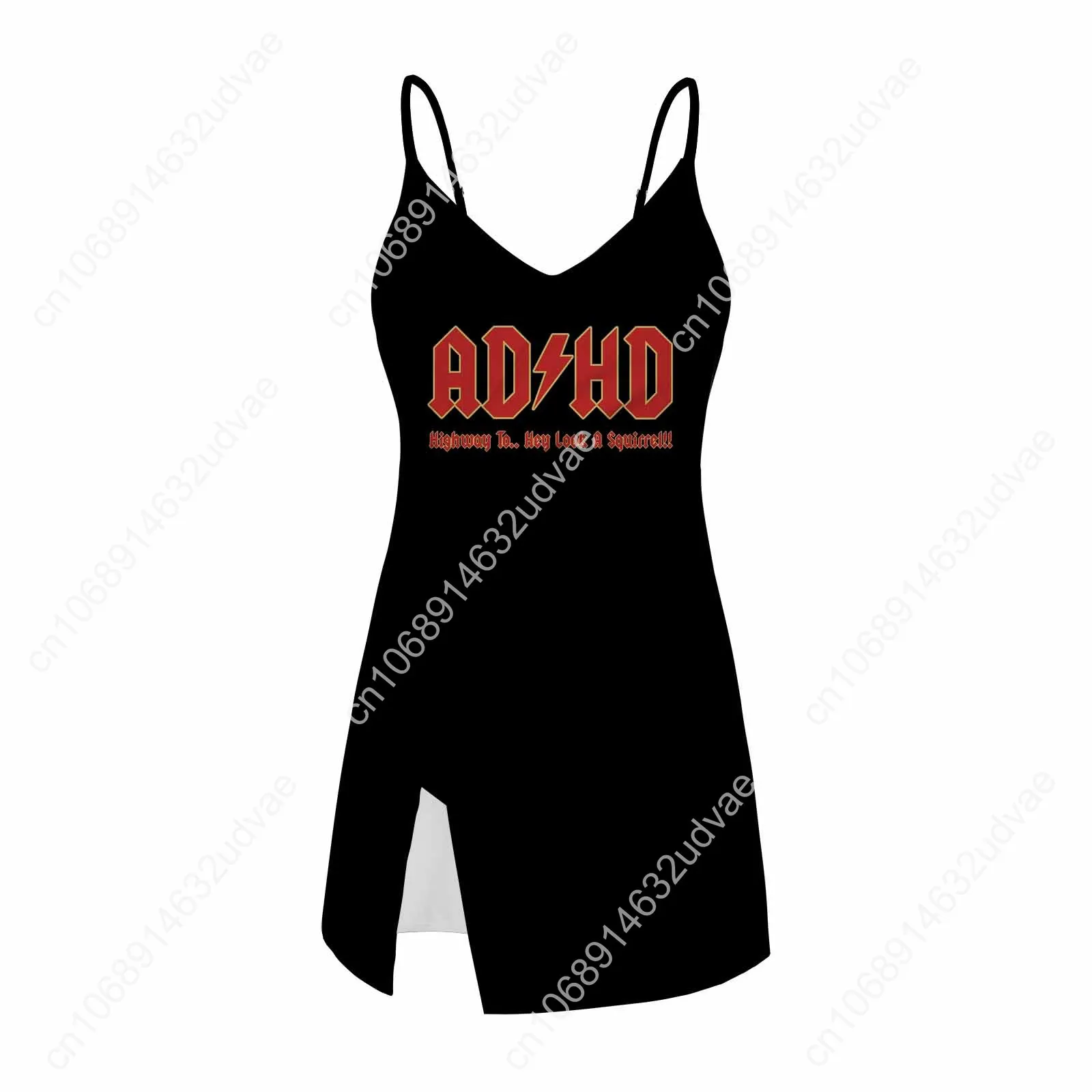 

Go All Out Adult ADHD Highway to Hey Look A Squirrel Забавное музыкальное платье на бретельках Купальник Женские купальные костюмы Пляжная одежда на заказ