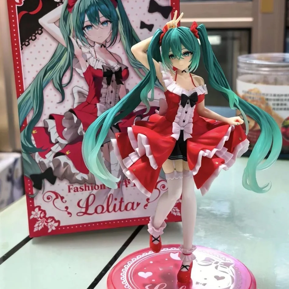Heiße Kawaii Mädchen Hatsune Miku Anime-Figur Actionfigur Geburtstagsgeschenk PVC-Sammlermodell Puppe Spielzeug