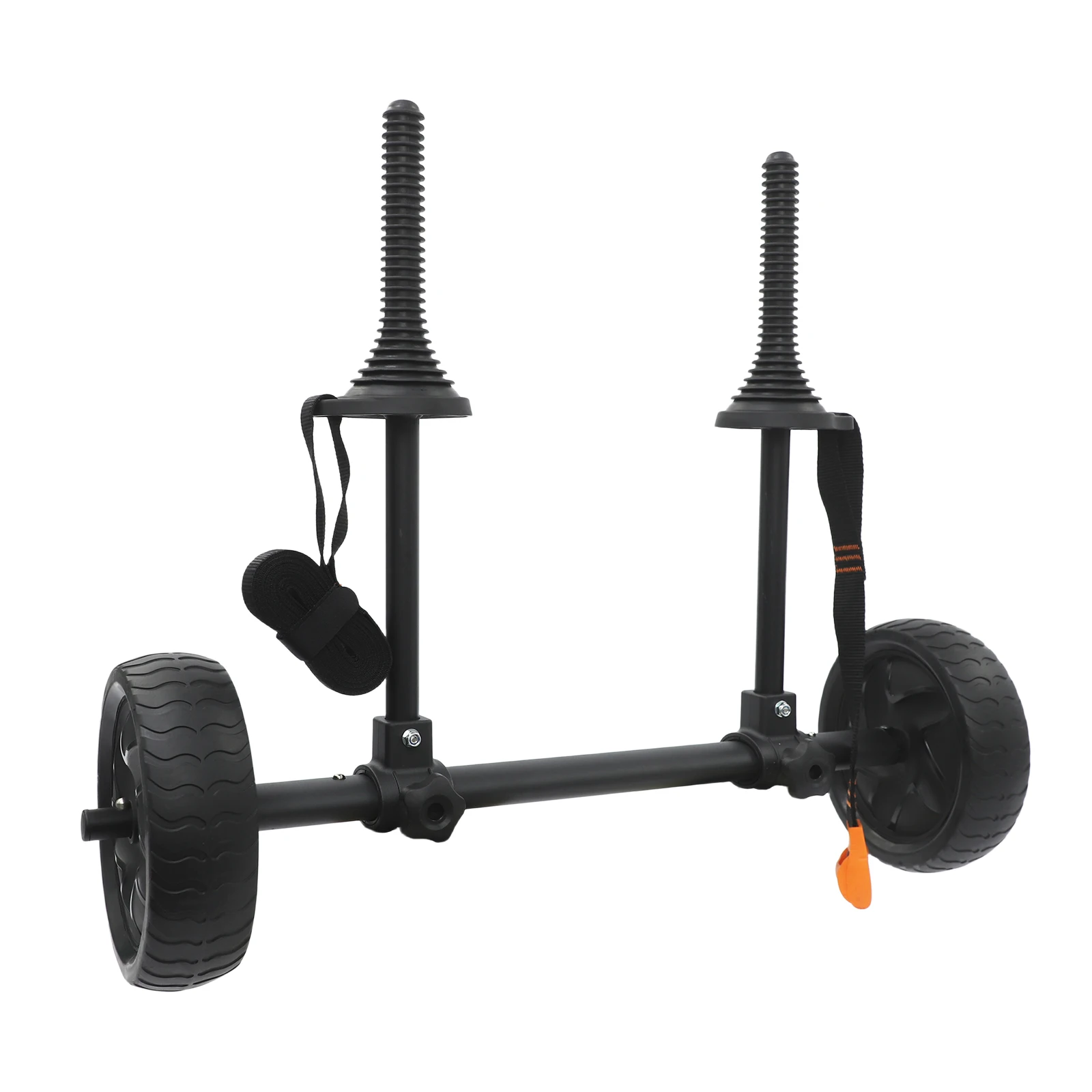 Kayak Cart Canoe Transport Trolley Large All Terrain Wheels Portable Kayak Trolley with Fixing Strap for SUP Paddleboard