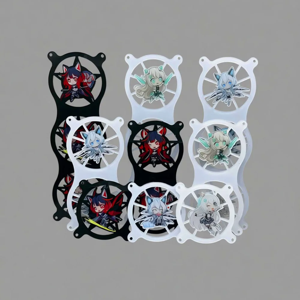 Customize 12cm PC Case Decorative Fan Cover 240cm 360cm Computer CPU Cooler Shroud