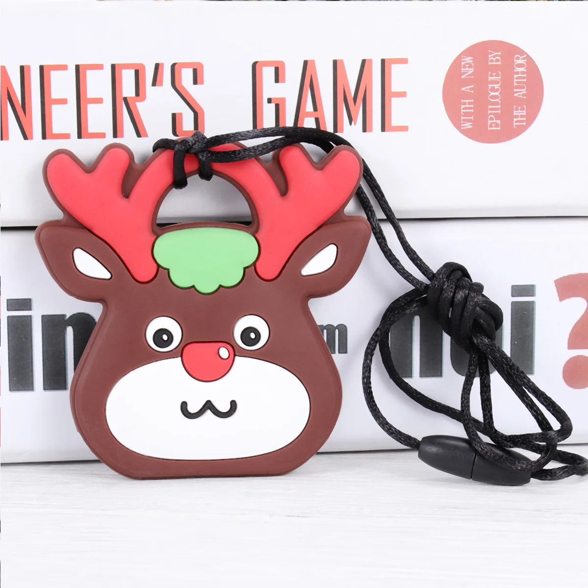 

Мягкий силиконовый детский прорезыватель для корен, пищевой класс, прочный, красочный, модный дизайн, легко подвесная соска для прорезывания зубов на шее