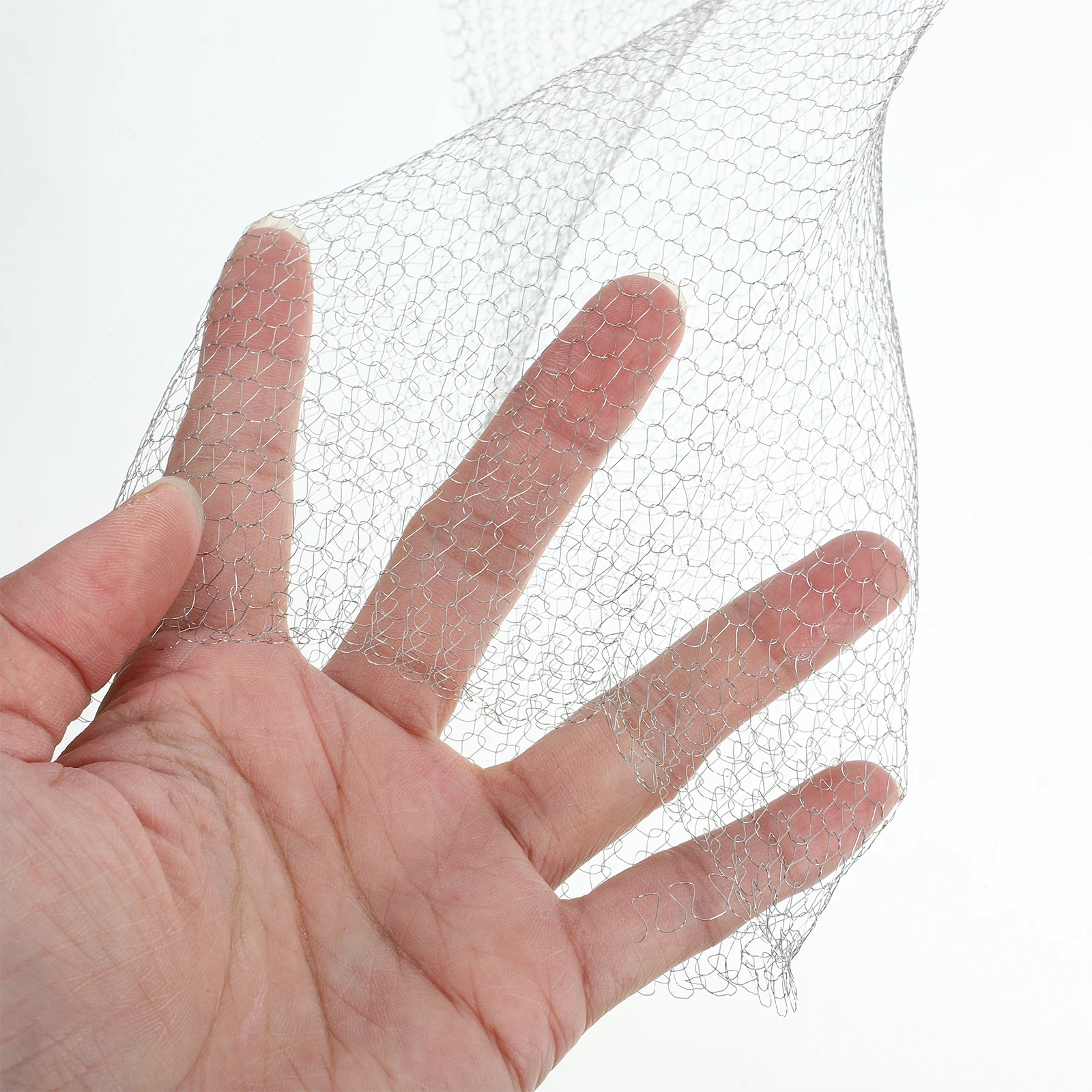 

Stainless Steel Metal Mesh Bag 12.7CMx9M Wire Filtration Strainer Fine Mesh Filter Screen Plant Root Protection Anti Rodent