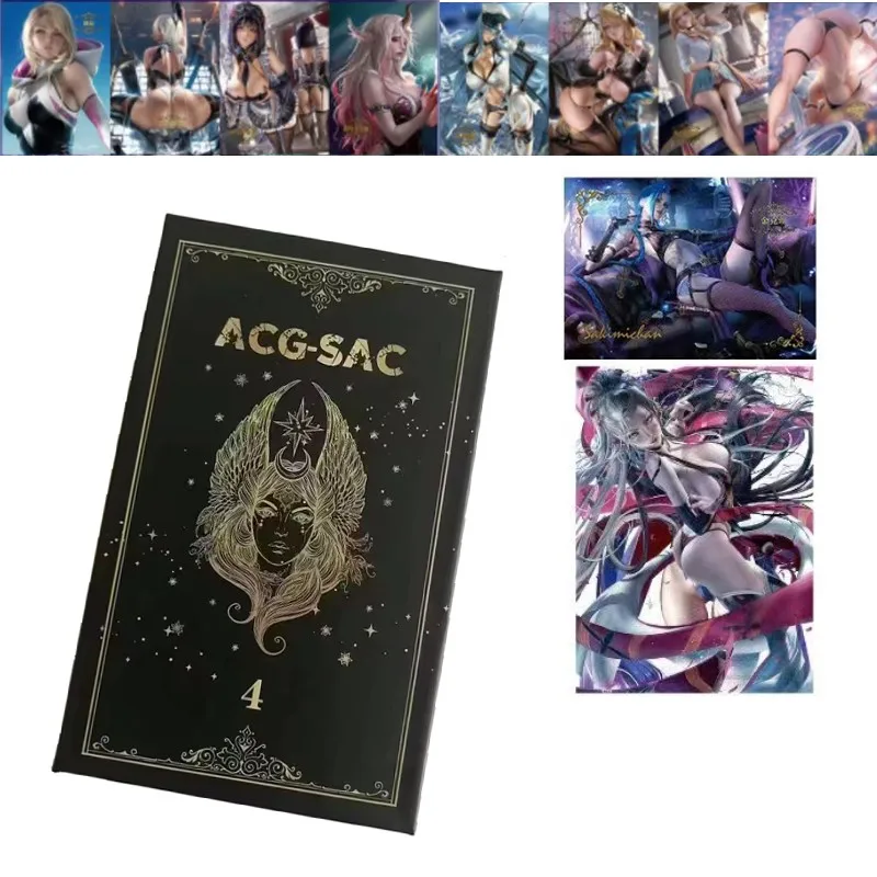 Newest Acg Sac 4 Goddess Story Cards Collection Anime Girl Party Swimsuit Bikini Feast Booster Box Doujin Toys And Hobbies Gift