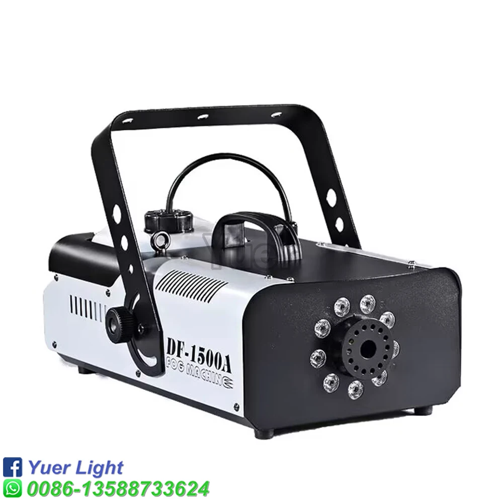 Imagem -03 - Led Rgb 1500w Smoke Fog Machine Controle Remoto Dmx Stage Wash Effecting dj Disco Beam Smoke For Wedding Party Stage Equipment