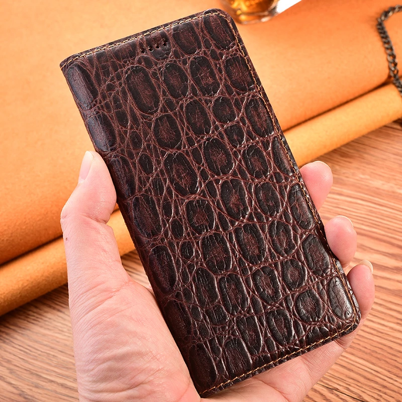 Stone Pattern Genuine Leather Flip Cover For iPhone 16 Pro Max 11 12 13 14 15 Pro Max 16 Plus Card Slots Phone Case