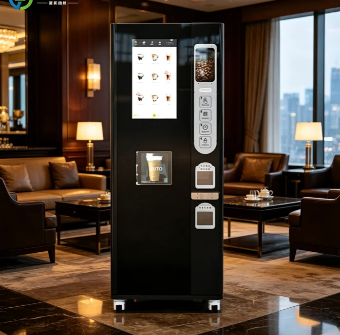 High Efficiency Commercial Coffee Vending Machine Smart Touch Screen Coffee Vending Machine
