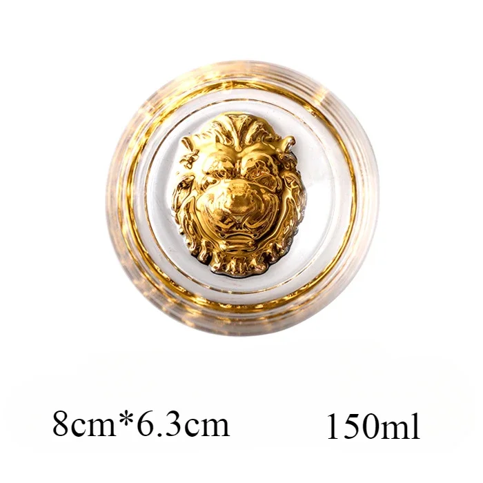 Golden Lion Head Crystal Glasses Whiskey Glass, New Waist Waist Western Wine Glass, Special Spirits Glass Bar Accessories Gift