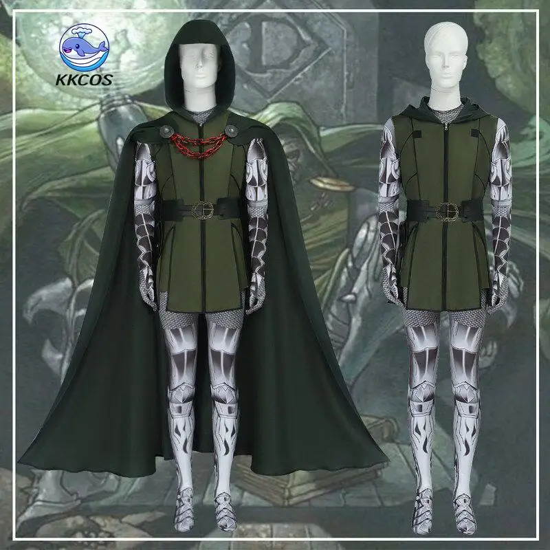

Cosplay Series: Mv Comics-Victor von Doom（Fantastic Four）The magical quartet Cosplay Costume full set KKcos