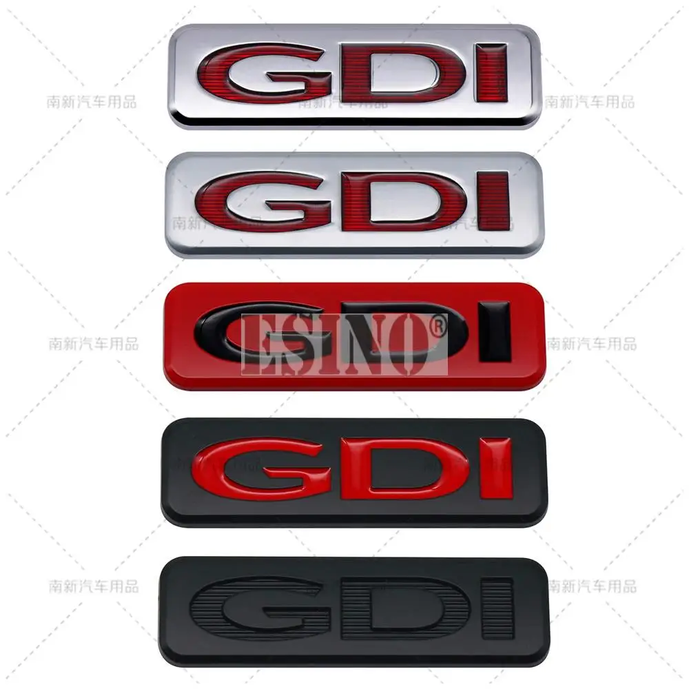 شعار سيارة لاصق من سبائك الزنك GDi TGDI ثلاثي الأبعاد ، شارة معدنية في حقيبة السيارة ، الجزء الخلفي من الجسم ، شارة الباب الخلفي لشركة هيونداي سوناتا IX35 توكسون إلنترا