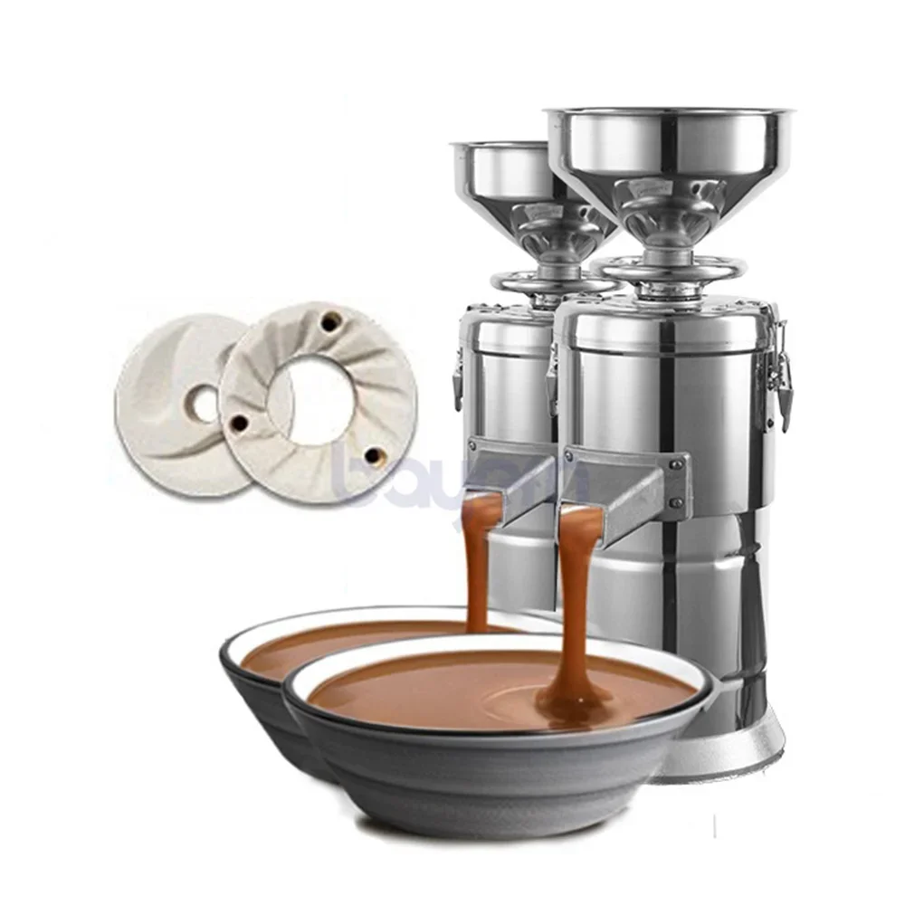 Sauce Making Machine Vertical Nut Butter Bean Sesame Groundnut Pistachio Peanut Paste Machine Machine For Making Peanut Butter