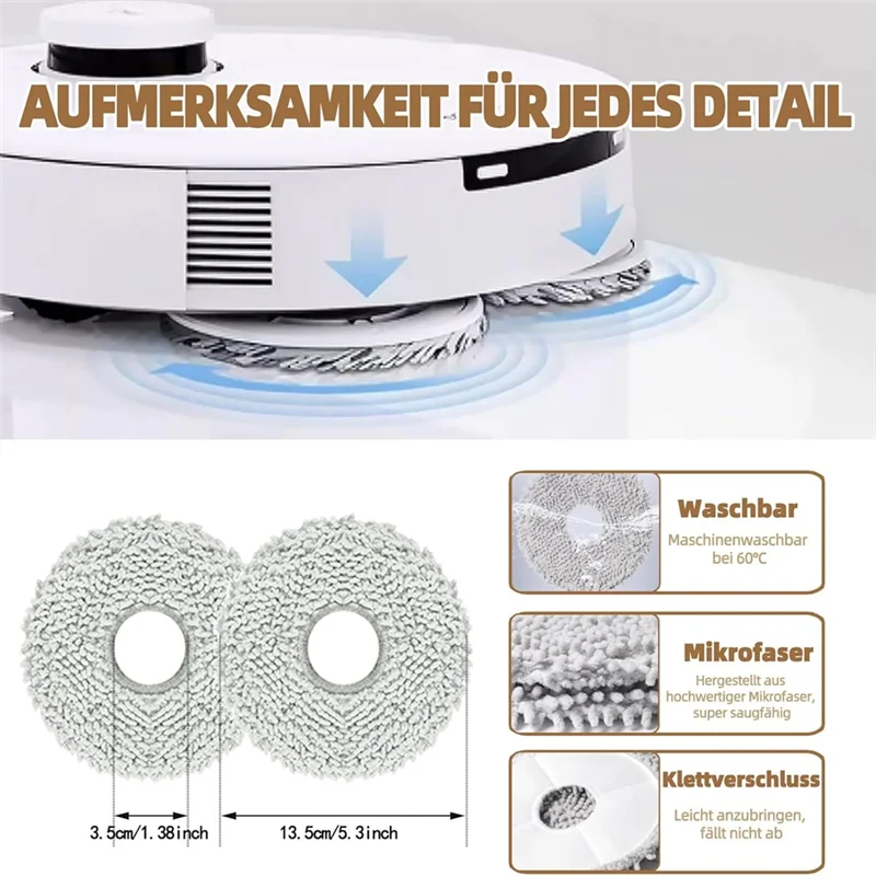 قطع غيار المكنسة الكهربائية العالمية لـ Dreame X40 Ultra، Pro، Ultra Complete، MOVA P50، S30 Pro Ultra، RLS83HE