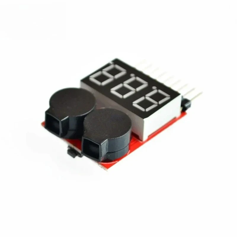 1-8S Lithium-Batterie Level Display Summer Alarm 3,7 V-30 V Digital Volt Meter Anzeige Tester LED Power Display Piezo Summer