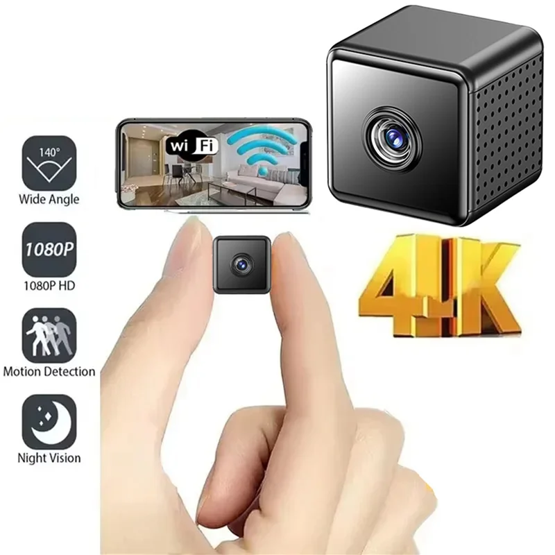 【كابل USB-C】2X كاميرا صغيرة HD 1080P X9 جديدة كاميرات واي فاي لاسلكية منزلية كاميرا رؤية ليلية كشف الحركة في الهواء الطلق