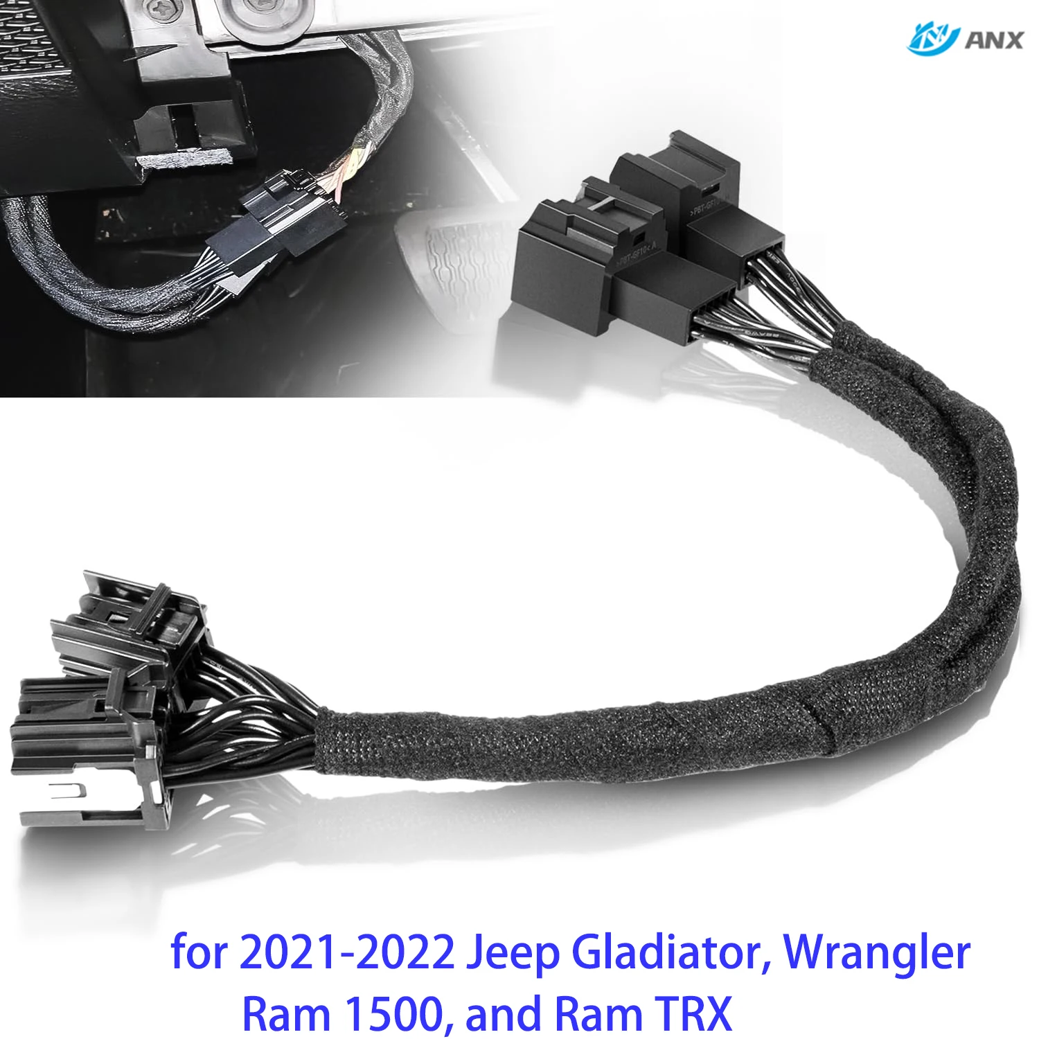 Cable de extensión SGW para Gladiator Wrangler Ram 2021 2022 1500 Ram TRX, Cable de extensión de puerta de enlace de seguridad para Tazer DT JL Mini