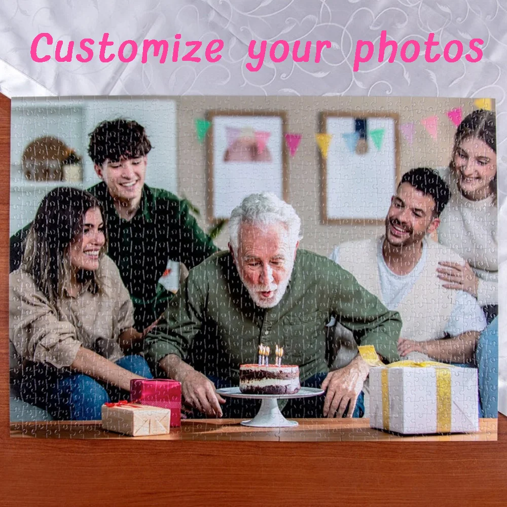 Personalisiertes Holz-Puzzle mit Foto 35/300/500/1000 Teile Individuelles Puzzle für Kinderspielzeug