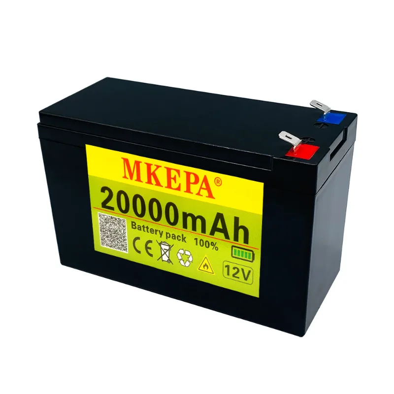 12V 20Ah 18650 lithium battery pack, with 20A BMS, suitable for spray children's toy cars, electric cars, solar ready to use